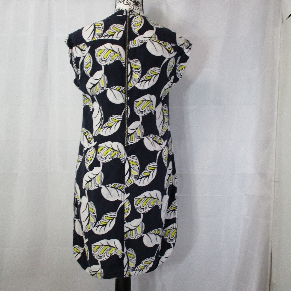 J. CREW Tropical Frond Shift Dress Size XXS - Picture 9 of 9
